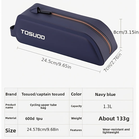 Bicycle Bag, Front Rack Bag, Top Tube Bag, Narrow Style for Mountain and Road Bikes, Cycling Gear Accessories