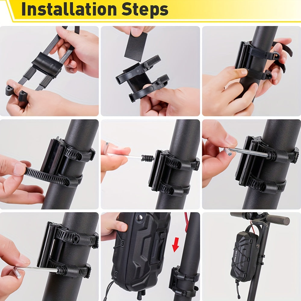 EVA Hard Shell Electric Scooter Quick Release Hanging Bag Car Head Bag Foldable Electric Bike Front Bag Suitable for Multi-Model Handheld Tool Bag