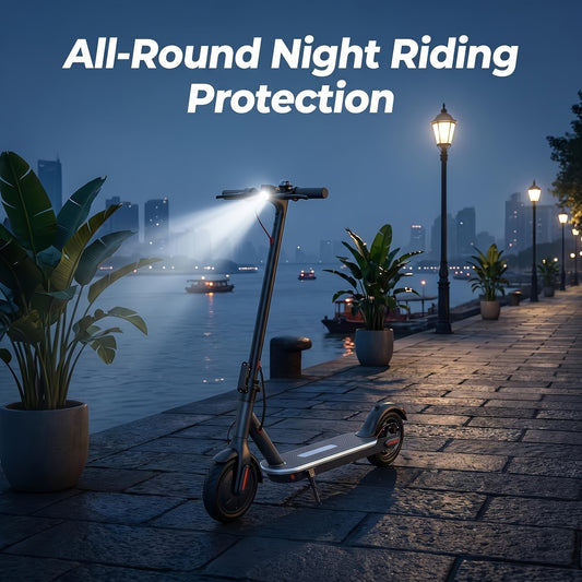 350W Motor. Adult Folding Electric Scooter, 8.5-Inch Tires, 3 Speed Settings, Dual Safety Brakes, Durable Body, LED Headlights And Taillights, Supporting 265 Pounds, for Daily Commuting And As A Gift