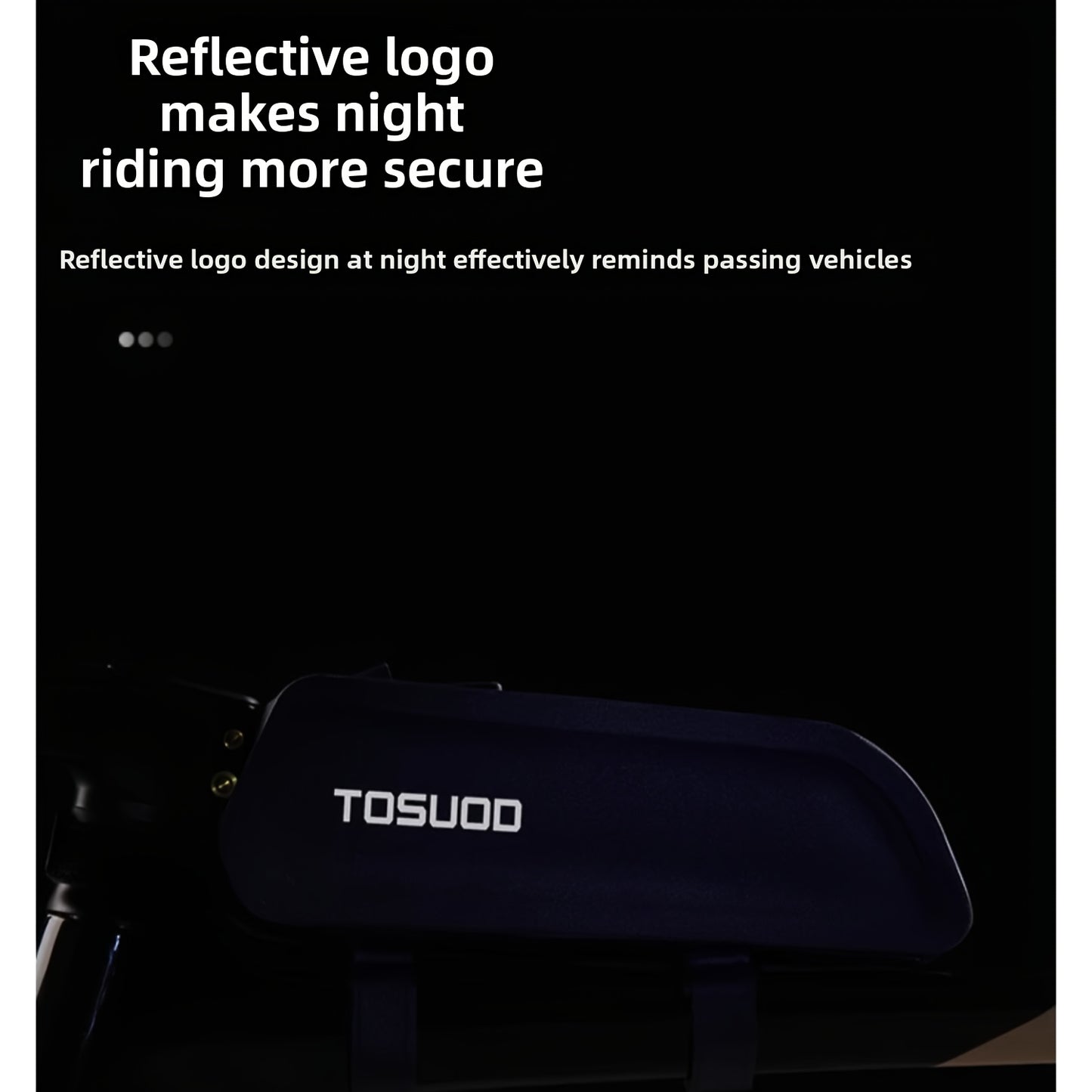Bicycle Bag, Front Rack Bag, Top Tube Bag, Narrow Style for Mountain and Road Bikes, Cycling Gear Accessories