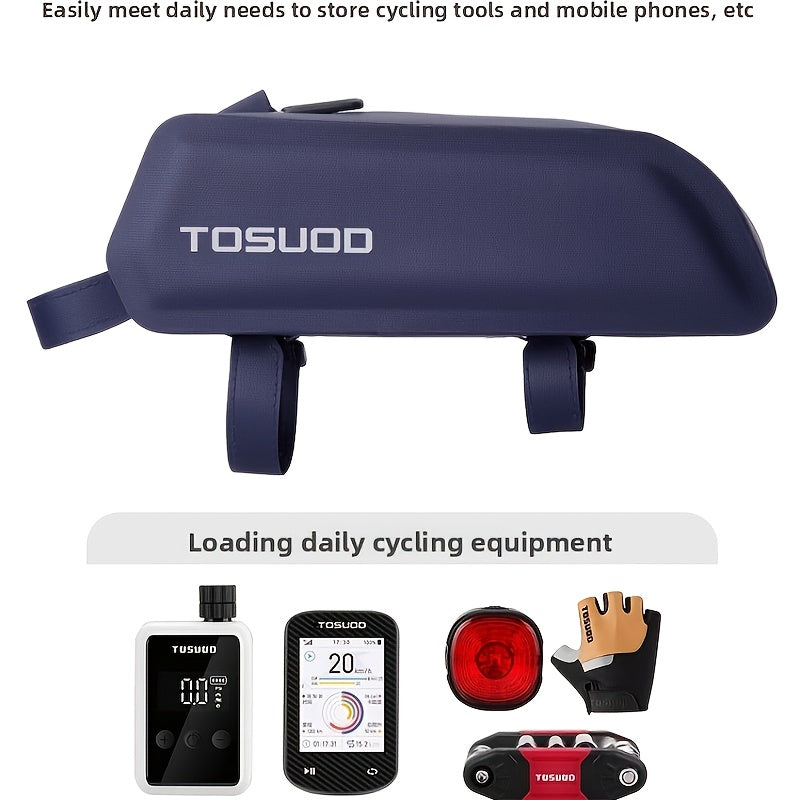 Bicycle Bag, Front Rack Bag, Top Tube Bag, Narrow Style for Mountain and Road Bikes, Cycling Gear Accessories