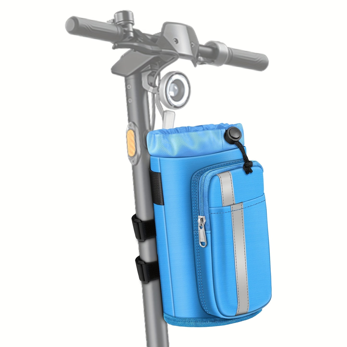 Universal Bike Cup Holder, Designed to Hold Water Bottles And Featuring Phone Pockets, Suitable for Strollers, Walkers, Golf Carts, Rollators, And Scooters, Perfect for Outdoor Activities And Cycling