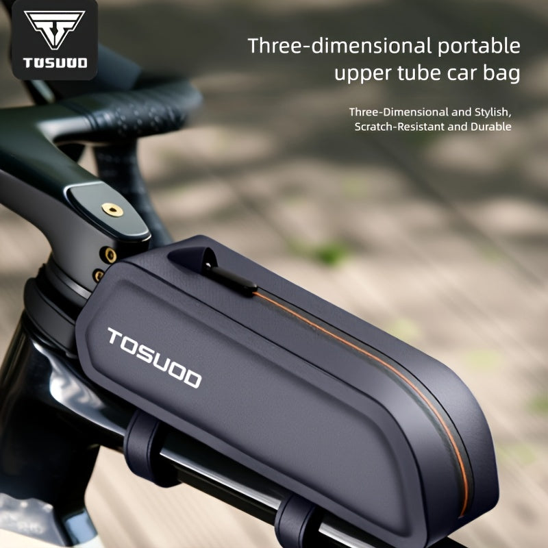 Bicycle Bag, Front Rack Bag, Top Tube Bag, Narrow Style for Mountain and Road Bikes, Cycling Gear Accessories