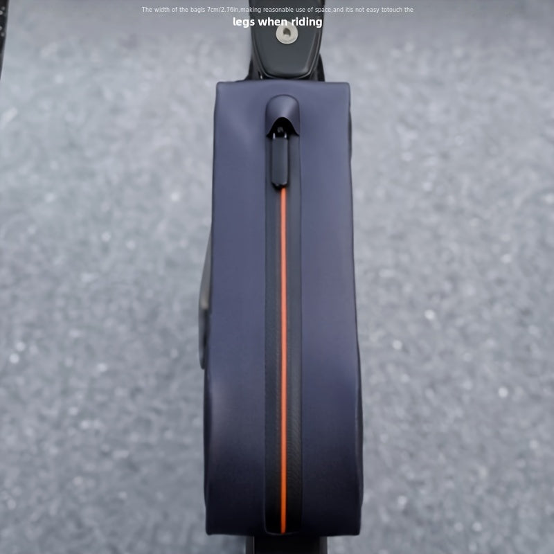 Bicycle Bag, Front Rack Bag, Top Tube Bag, Narrow Style for Mountain and Road Bikes, Cycling Gear Accessories