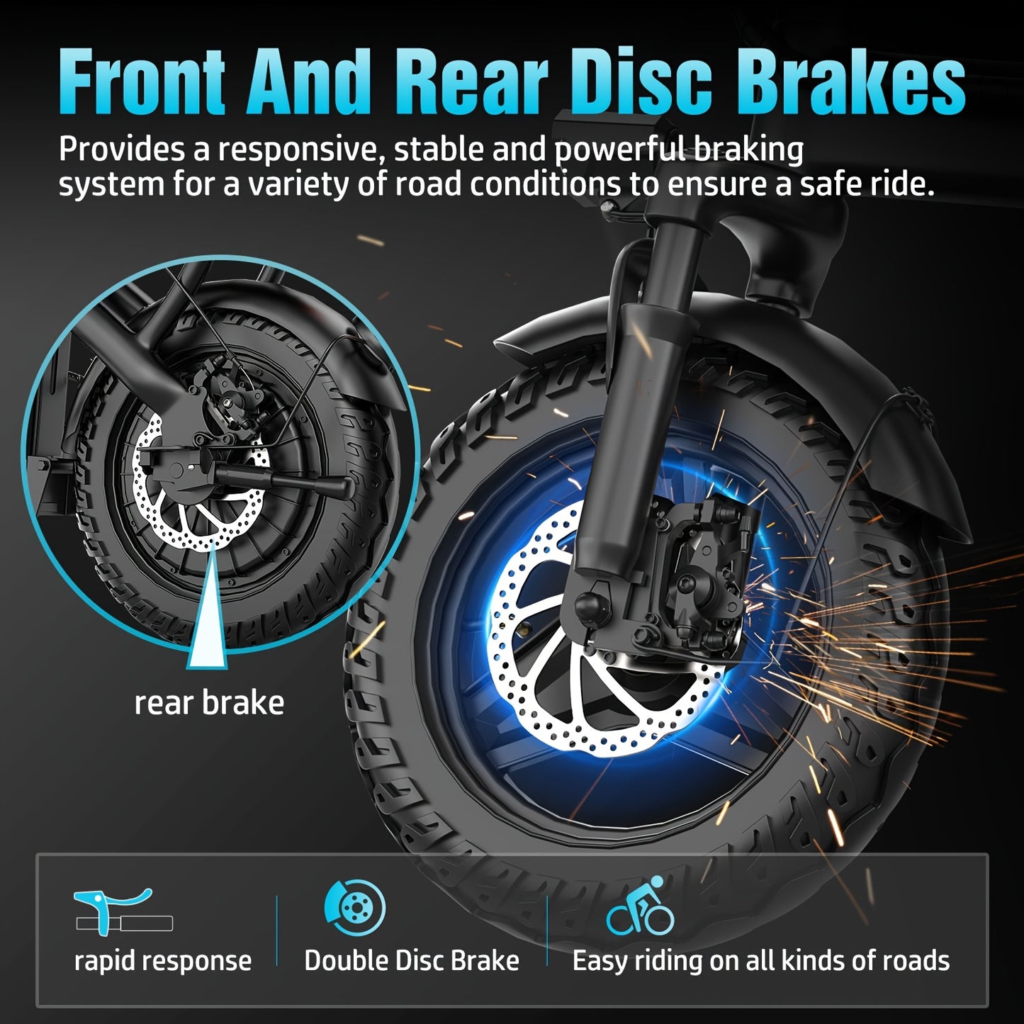 Adult Folding E-bike Equipped with A 500W Peak-power Motor, A 48V 6AH Removable Battery, And 14-inch Tires-a Portable And Compact E-bike That's Perfect for Urban Commuting