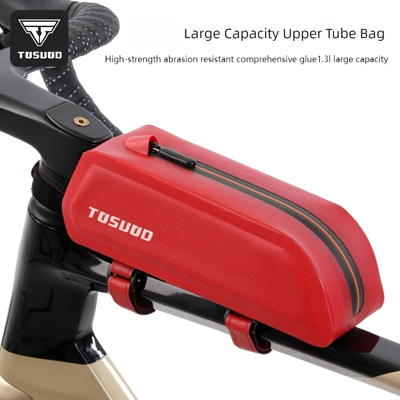 Bicycle Bag, Front Rack Bag, Top Tube Bag, Narrow Style for Mountain and Road Bikes, Cycling Gear Accessories