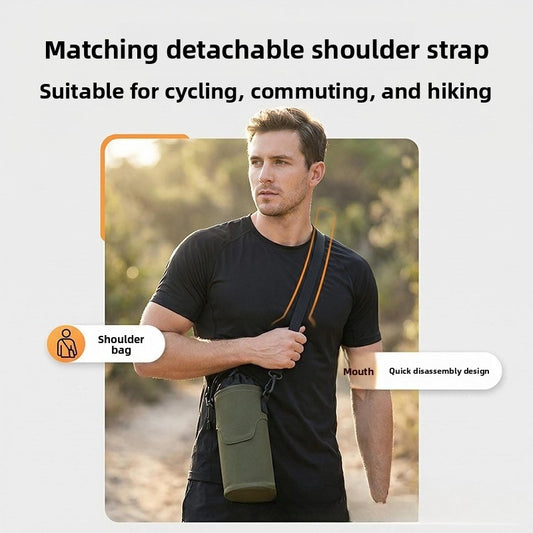 Bike Handlebar Water Bottle Holder Insulated Cycling Water Bottle Bag for Road MTB Bicycle