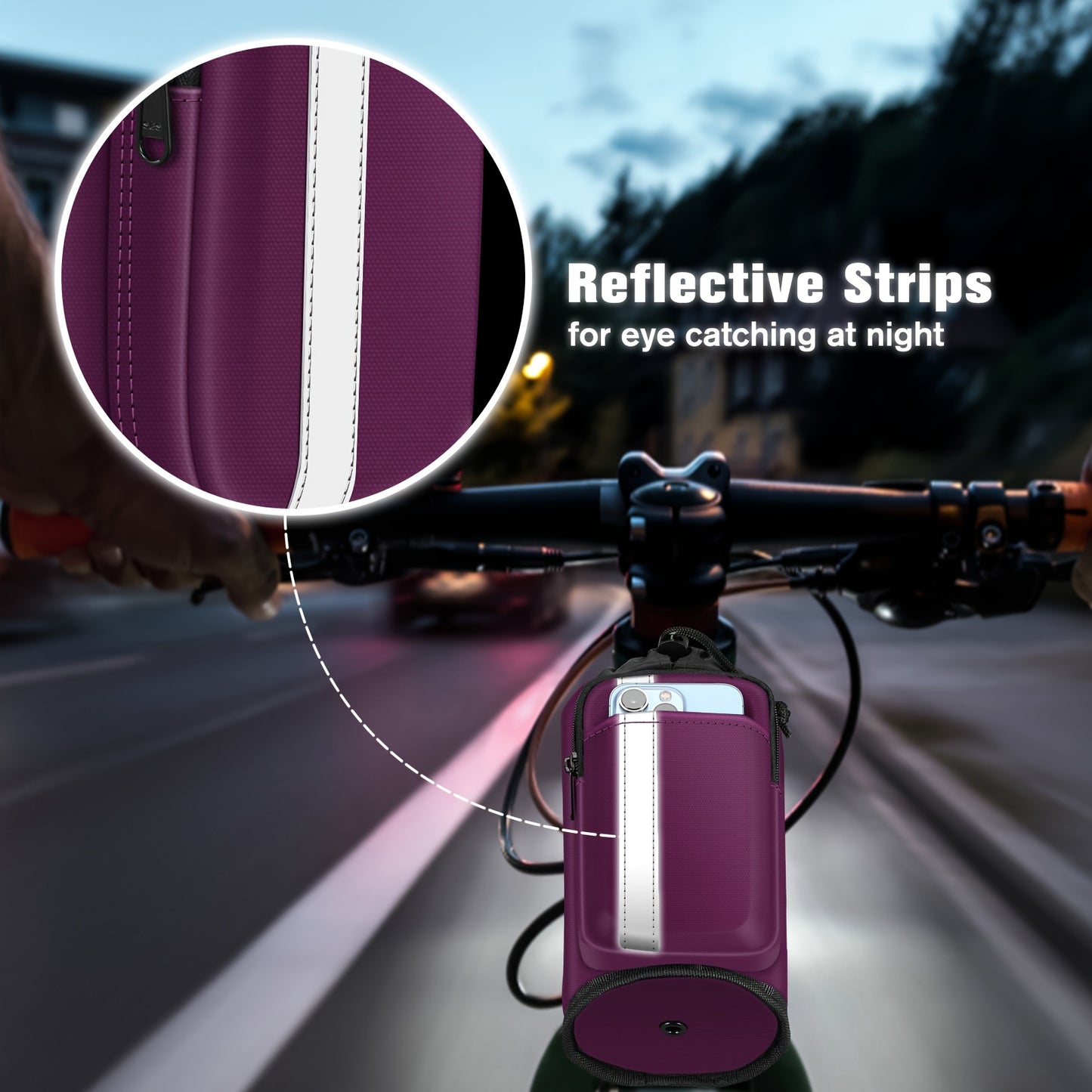 Universal Bike Cup Holder, Designed to Hold Water Bottles And Featuring Phone Pockets, Suitable for Strollers, Walkers, Golf Carts, Rollators, And Scooters, Perfect for Outdoor Activities And Cycling