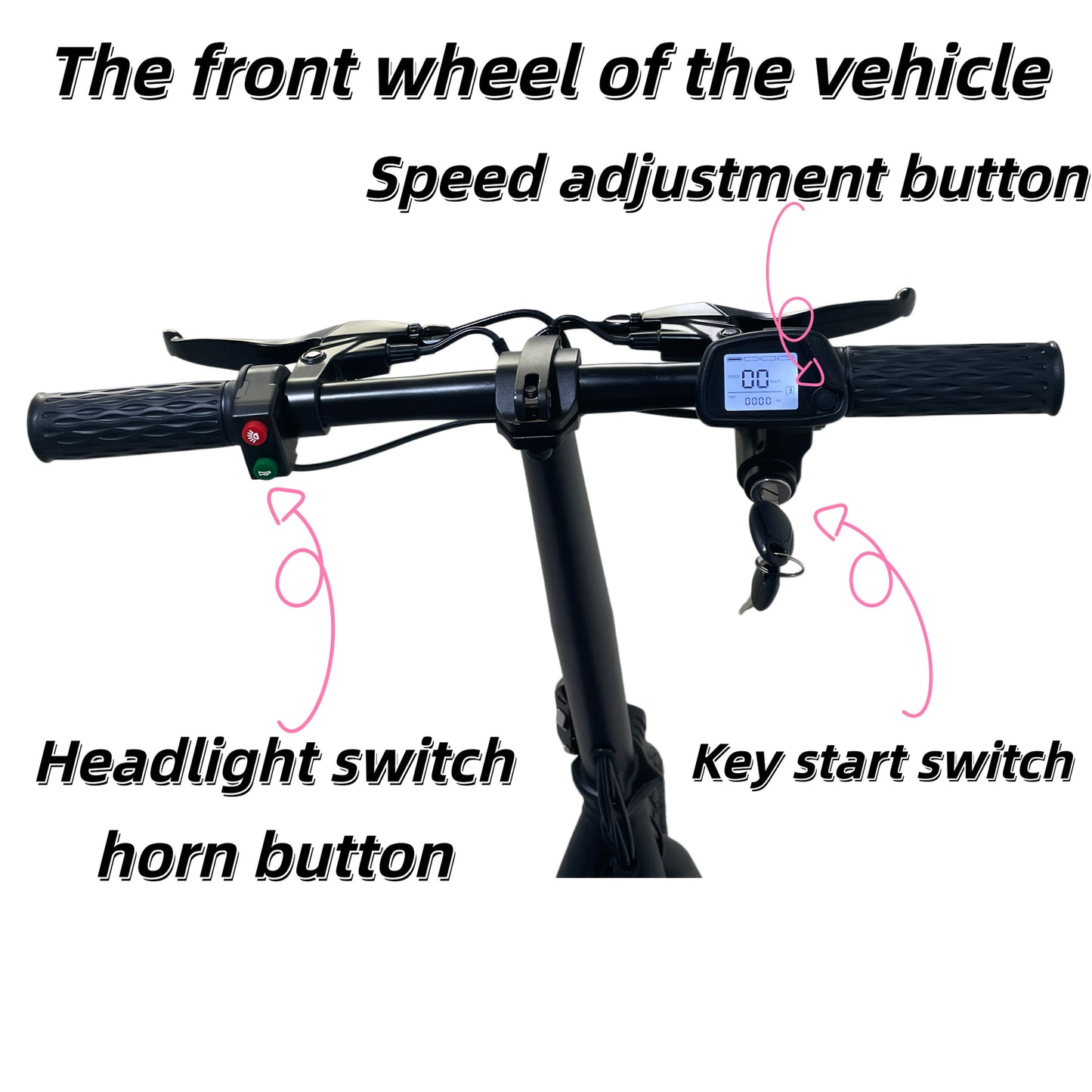 Electric Scooter, with A Foldable Front Frame for Easy Storage, A Rear Cargo Basket, A 36V 7.8Ah Battery, A Top Speed Of 30 Km\u002Fh, Three-speed Adjustment, A Comfortable Seat, Anti-slip Deck, And A Front Light. Suitable for Various Usage Scenarios.
