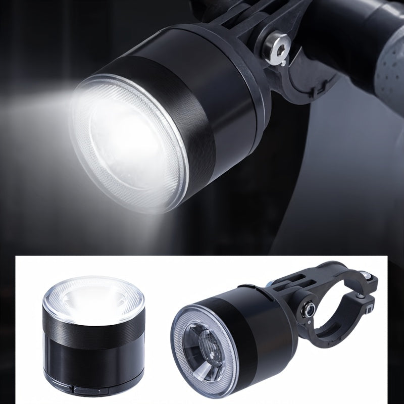 Bicycle Frame Mount Light, a Must-have for Cycling Enthusiasts, Small Round White Light, Versatile and Practical Cycling Gear