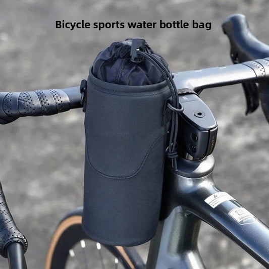 Bike Handlebar Water Bottle Holder Insulated Cycling Water Bottle Bag for Road MTB Bicycle