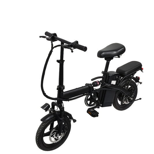 Electric Bike 48V Battery, Brushless Motor, 15-20MPH, Folding Electric Bicycle for Adults, Lightweight Commuter E-Bike with Removable Lithium Battery, Suitable for Urban Commuting, The Best Choice for A Gift, Easy Assemble, Portable Compact Design