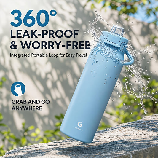 Insulated Water Bottle BIGRD 960ml Large-capacity Insulated Water Bottle, Double-layer Vacuum Leak-proof Drinking Bottle, Reusable Travel Cup, Suitable for Outdoor Sports and Daily Use