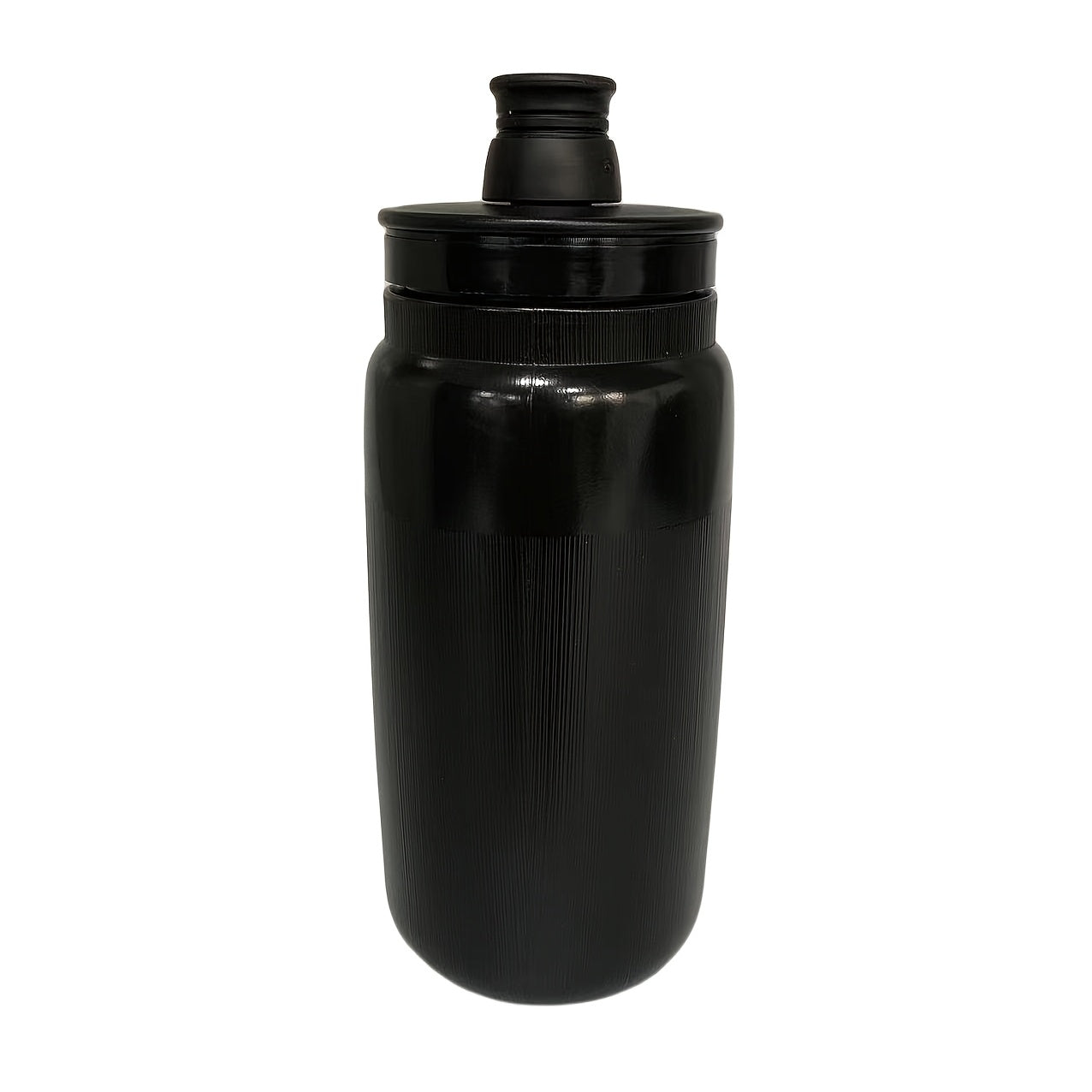 FLY 18.6oz Bicycle Water Bottle - Ultra-Lightweight Freeze-Safe Sports Drink Bottle with Push-Pull Valve, Ergonomic Grip & Durable Design for Cycling, Hiking, Outdoor Activities (Black), Lightweight Plastic